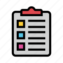 checklist, clipboard, document, survey, tasklist