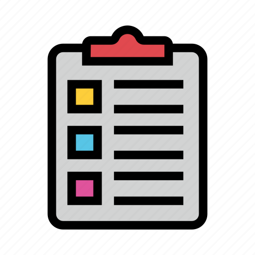 Checklist, clipboard, document, survey, tasklist icon - Download on Iconfinder