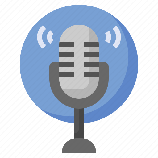 Podcast, talk, show, host, broadcast, interview icon - Download on Iconfinder