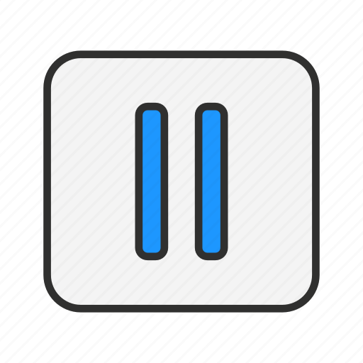 Media, pause, play, stop icon - Download on Iconfinder
