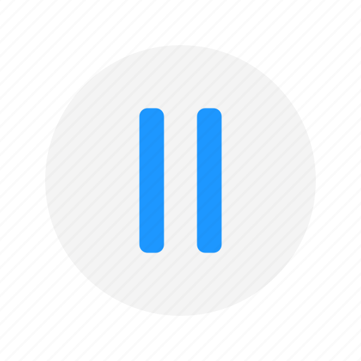 Lines, pause, pause button, plug icon - Download on Iconfinder