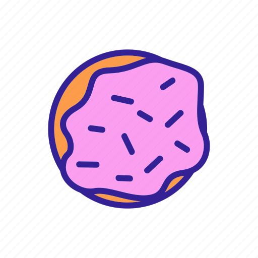 Art, biscuit, bread, cake, candy, contour, cookie icon - Download on Iconfinder