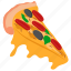 pizza, slice, time, party, addiction 