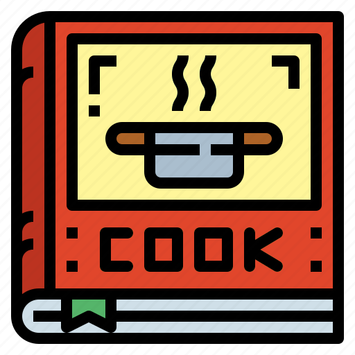 Book, cooking, ingredients, recipe icon