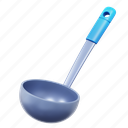 spoon, kitchen, render, illustration 