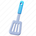 spatula, kitchen, render, illustration 