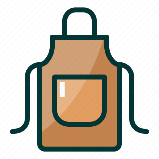 Apron, chef, cooking, garment, kitchen, protective icon - Download on Iconfinder