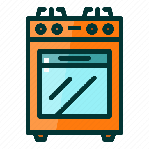 Gas, oven, stove, cookware, kitchen icon - Download on Iconfinder