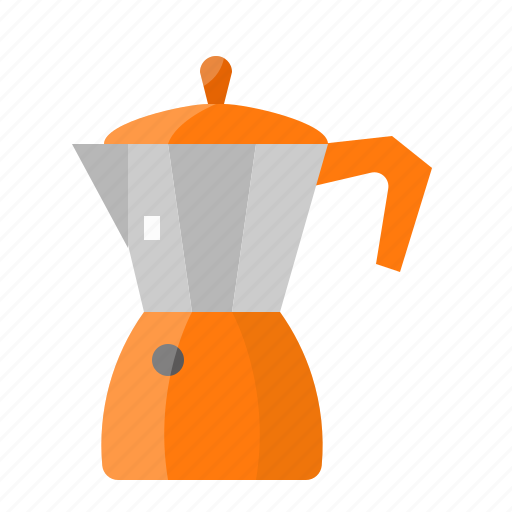 Moka, pot, coffee, kitchen, equipment icon - Download on Iconfinder