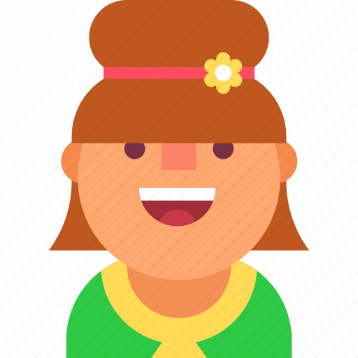 Avatar, fat, girl, happy, smile, thick, woman icon - Download on Iconfinder