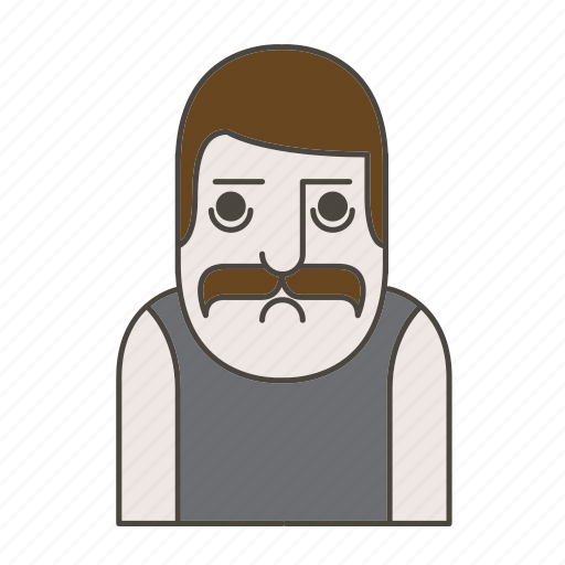 Daddy, father, handsome, hipster, mustache icon - Download on Iconfinder
