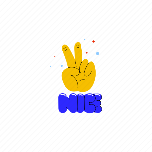 Nice, hand, finger, gesture, ok, interaction sticker - Download on Iconfinder