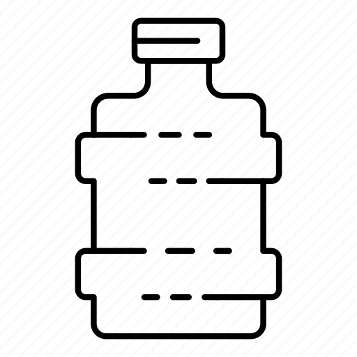 Bottle, clean, fitness, food, silhouette, sport, water icon - Download on Iconfinder