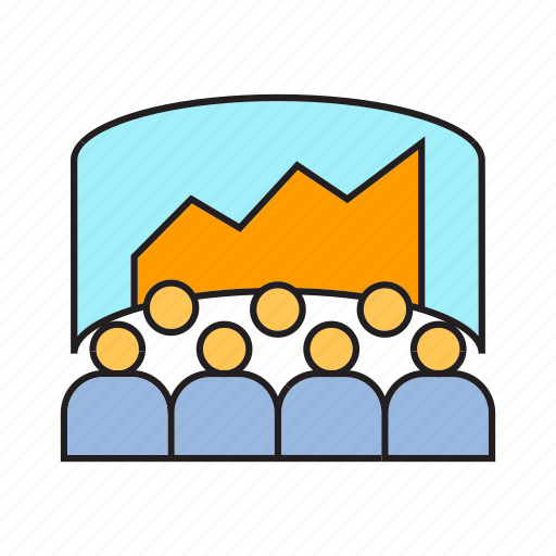 Conference, data, graph, monitoring, training icon - Download on Iconfinder