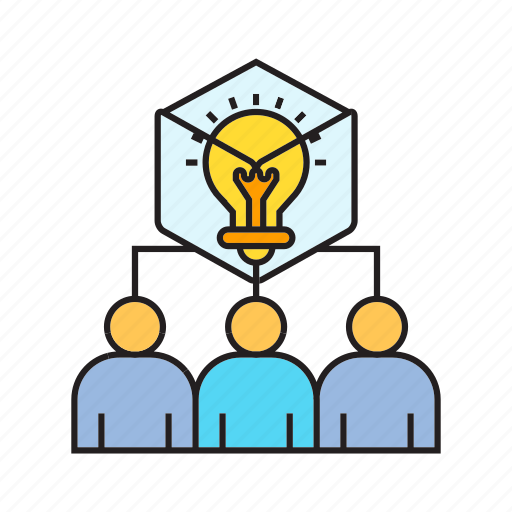 Brainstorm, bulb, collaborate, creative, idea, people, thinking icon - Download on Iconfinder