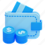 wallet, money, cash, finance, banking, dollar, currency, coins 