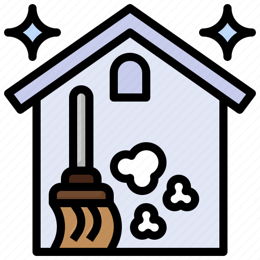 House, cleaning, housekeeping, sweep, miscellaneous, service icon - Download on Iconfinder