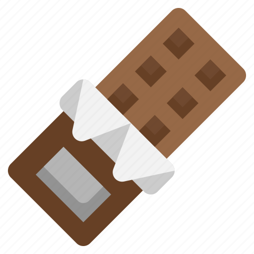 Chocolate, cocoa, miscellaneous, valentines, block, piece, eat icon - Download on Iconfinder