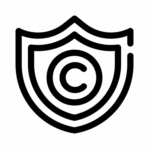 Shield, miscellaneous, authorship, copyright, license icon - Download on Iconfinder