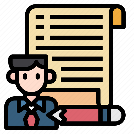 Avatar, copywriting, document, editing, writer icon - Download on Iconfinder