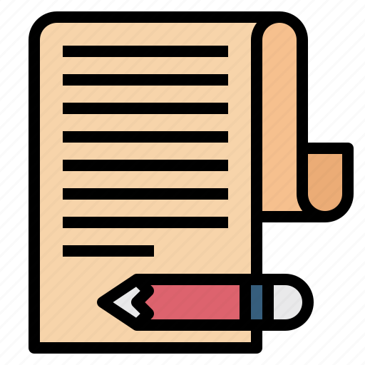 Copywriting, document, pencil, writing icon - Download on Iconfinder