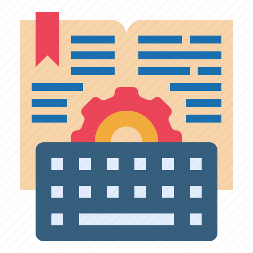 Book, copywriting, document, editing, keyboard, writing icon - Download on Iconfinder