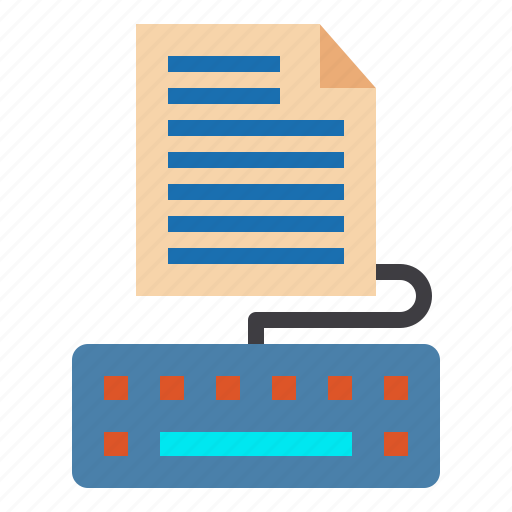 Copywriting, document, editing, keyboard, writing icon - Download on Iconfinder