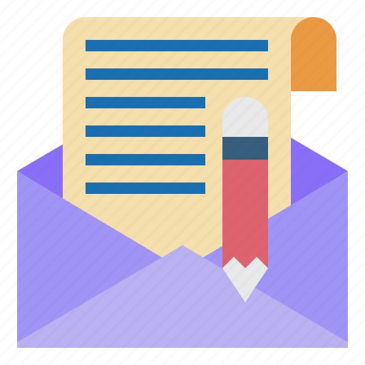 Content, copywriting, editing, letter, mail, writing icon - Download on Iconfinder