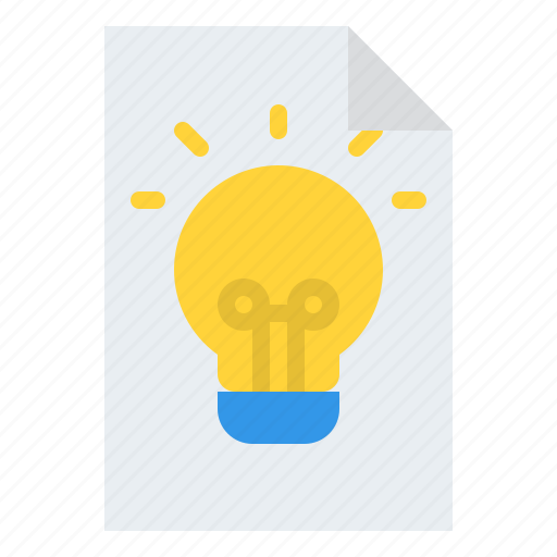 Article, lamp, idea, copywriting icon - Download on Iconfinder