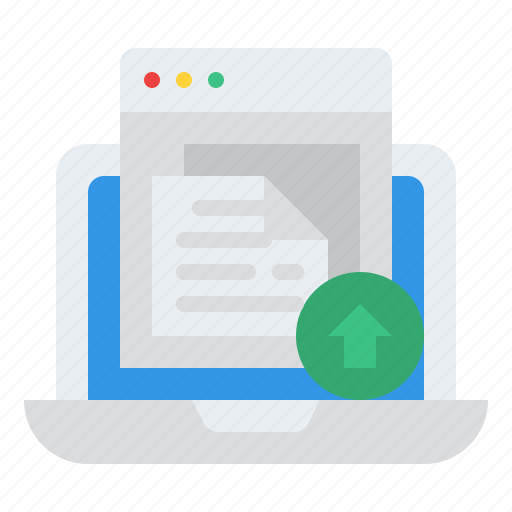 Upload, article, writing, copywriting icon - Download on Iconfinder