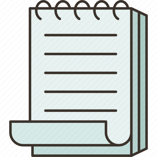 Notepad, note, write, sheet, stationary icon - Download on Iconfinder