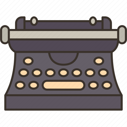 Typewriter, author, text, journalist, vintage icon - Download on Iconfinder
