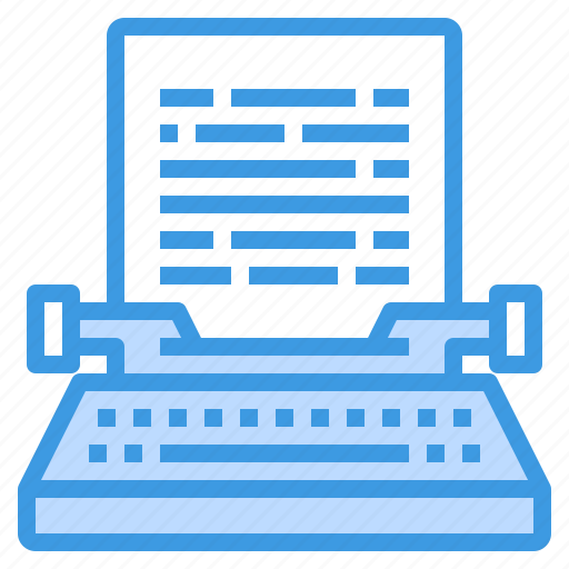 Typewriter icon - Download on Iconfinder on Iconfinder
