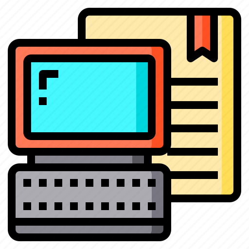 Computer, computing, document, file, keyboard icon - Download on Iconfinder