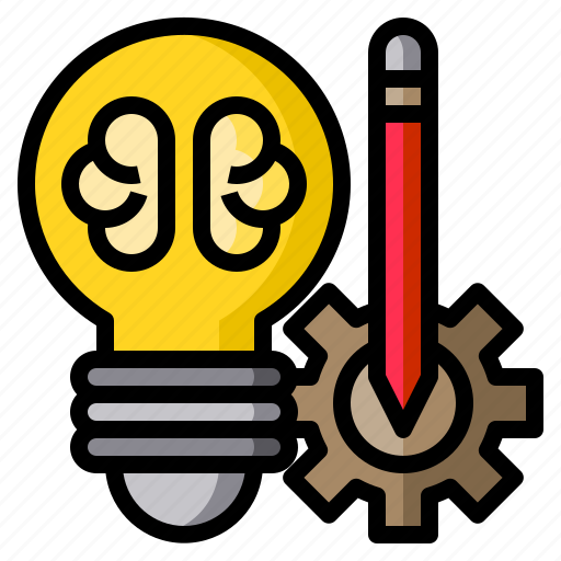 Brain, idea, innovation, pen, thinking icon - Download on Iconfinder