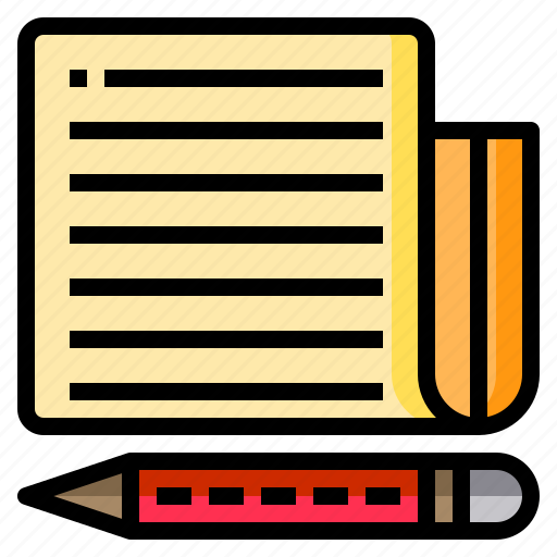 Journal, mouthpiece, newspaper, paper, pencil icon - Download on Iconfinder