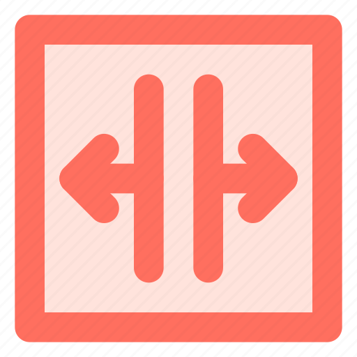 Arrow, direction, horizontal, split icon - Download on Iconfinder