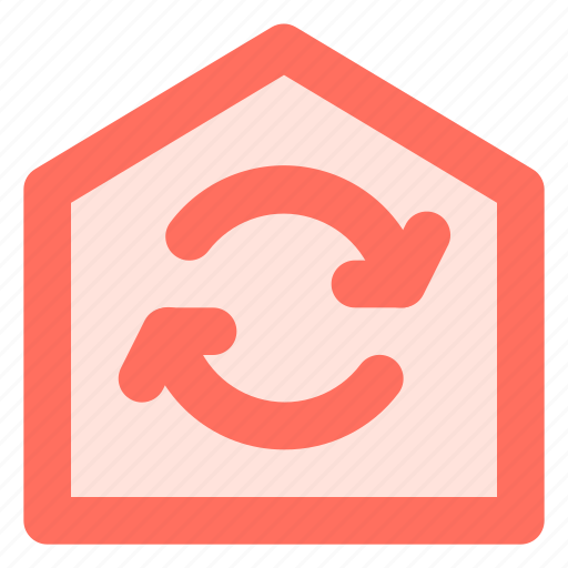 Circle, circulation, house, real estate icon - Download on Iconfinder