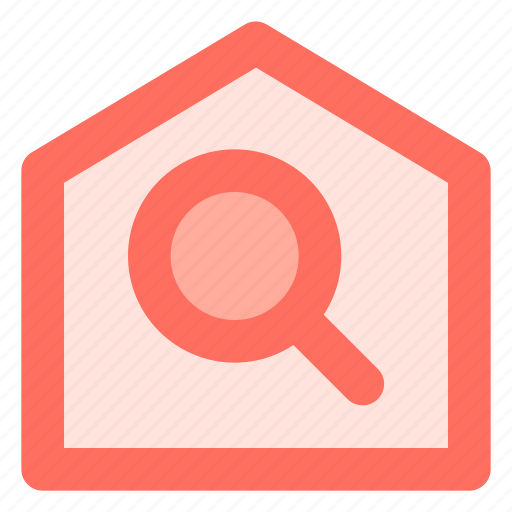 Estate, find, house, real, search icon - Download on Iconfinder