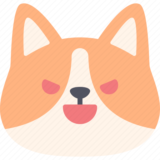 Evil, corgi, dog, emoticon, sad, emoji, animal icon - Download on Iconfinder