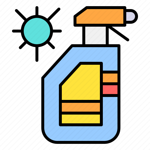 Spray, disinfectant, sanitizer, antibacterial, spraybottle icon - Download on Iconfinder