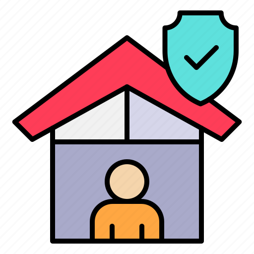 Stay, home, safety, quarantine, prevention, virus icon - Download on Iconfinder