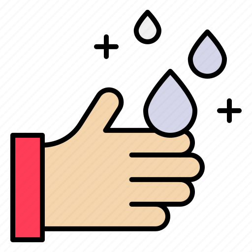 Hand, wash, hygiene, disinfect, water, prevention icon - Download on Iconfinder