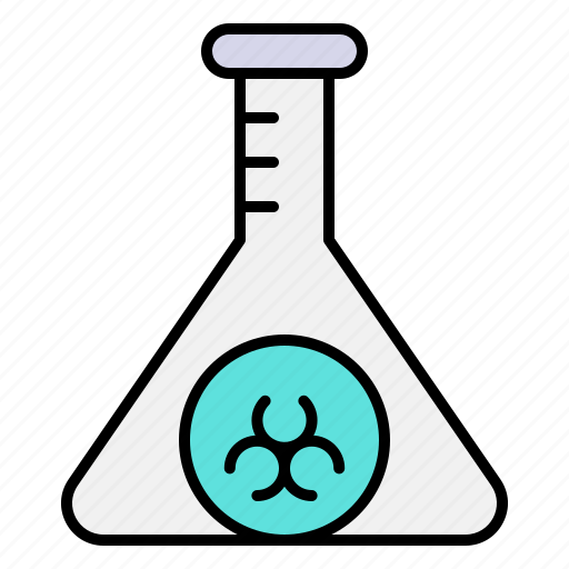 Flask, lab, test, tube, science, radioactive icon - Download on Iconfinder