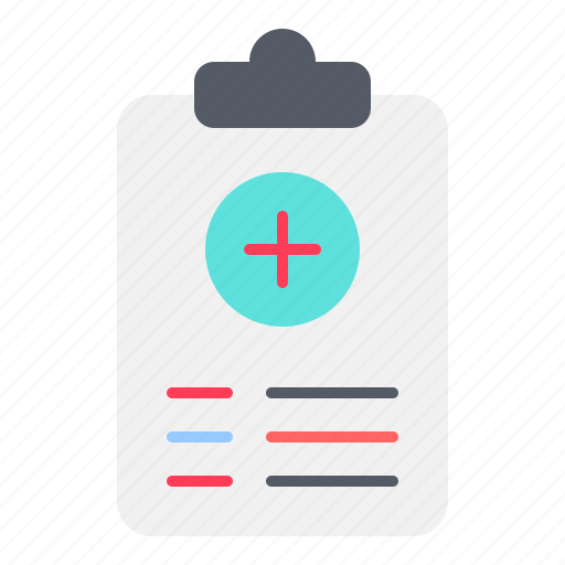Report, medical, clipboard, document, hospital icon - Download on Iconfinder