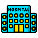 icon, color, hospital, healthcare, medical