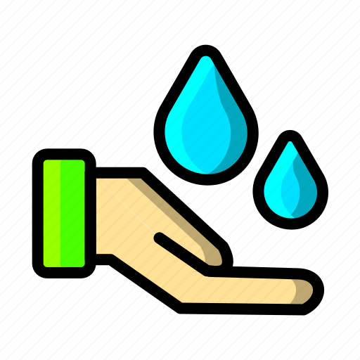 Icon, color, washing hand icon - Download on Iconfinder