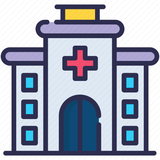 Hospital building, hospital, clinic, medical, health, healthcare, treatment icon - Download on Iconfinder