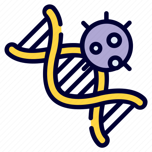 Gene dna, dna, biology, research, science, medical, medicine icon - Download on Iconfinder