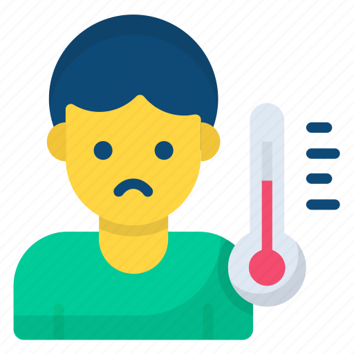 Body temperature, temperature, thermometer, measuring, fever, measure icon - Download on Iconfinder